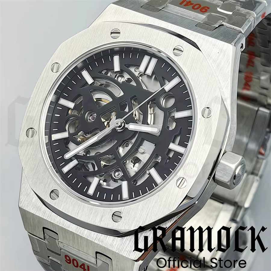 Gramock Armbanduhr, Automatik, Edelstahl, 41 mm, Herren - Bild 3