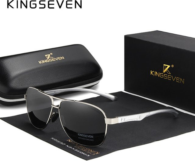 KINGSEVEN Sonnenbrille, Aluminium, Vollrand, Unisex, polarisiert - Bild 1