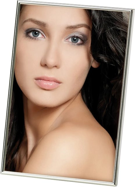 Walther Design Chloe Portrait Bilderrahmen aus Metall in Silber, Breite: 21,0 cm, Höhe: 29,7 cm - Bild 1