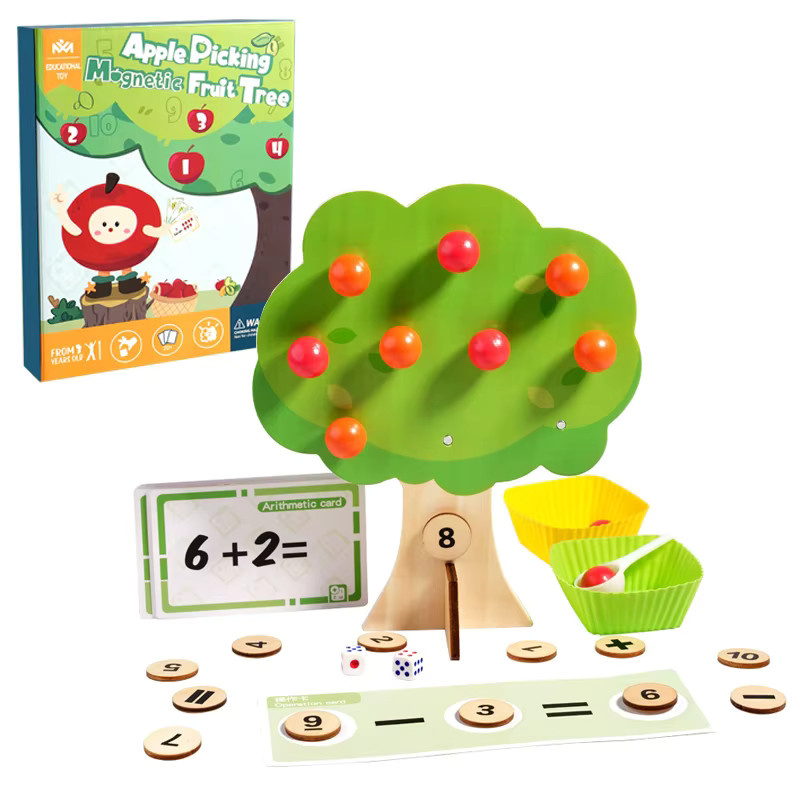 Brozebra Magnetisches Mathematik Zählen Lernen Spielzeug, Montessori Lehrmittel - Bild 2