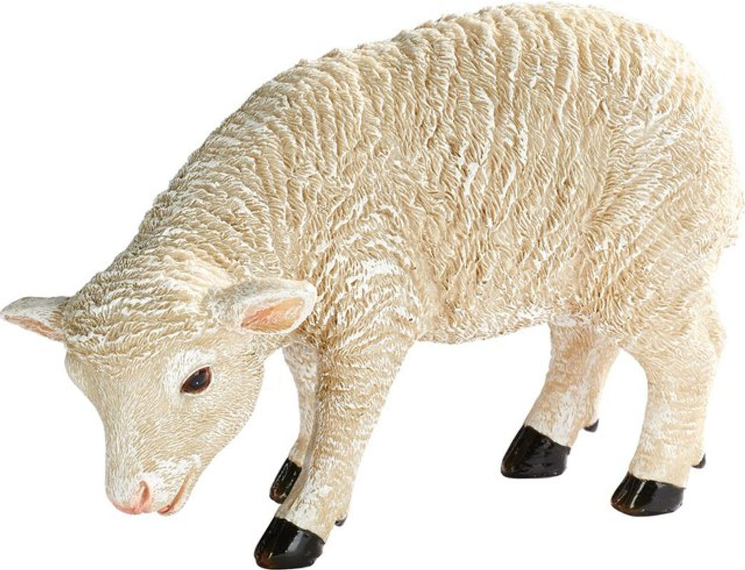 Dekofigur Osterlamm von viva domo in Weiß für Ostern und Frühling - Bild 1