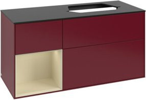 V&B Waschtischunterschrank Finion in Grau lackiert, Breite: 120 cm, Tiefe: 50,1 cm, Höhe: 50,1 cm - Bild 1