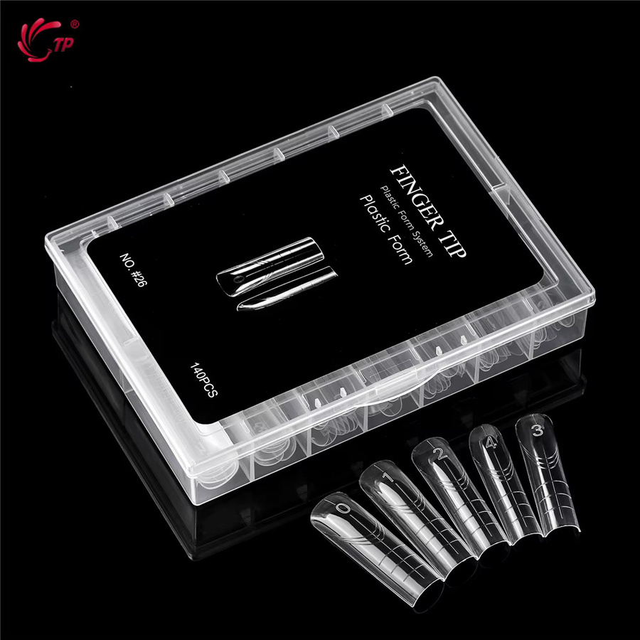 BNG Square Nail Dual Form, 14 Größen, 140 Stück, für Poly Builder Gel - Bild 2