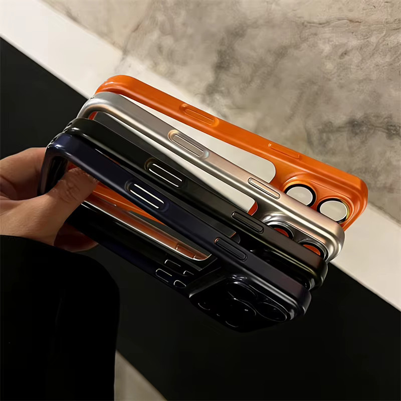Stoßfeste iPhone Hülle mit Kameralinsen-Schutz und Hartschale in Blau für iPhone 17, iPhone 17 Pro, iPhone 16 Pro und iPhone 16 Pro Max - Bild 1