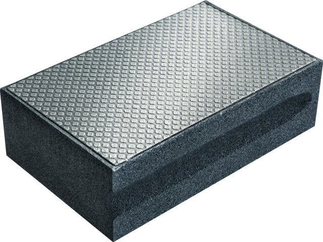 LUX-TOOLS Diamant Schleifpad mit 120er Körnung in Anthrazit und Grau - Bild 1