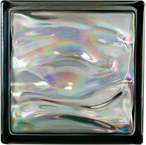 Fuchs Design Glasbaustein in Schwarz, B: 19,0 cm, H: 19,0 cm - Bild 1