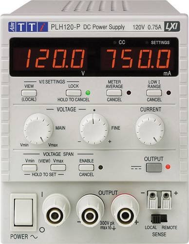 Aim TTi PLH120-P Labornetzgerät grau, 1 Ausgang, einstellbar 0 - 120V, 0 - 0.75A, 90W - Bild 1