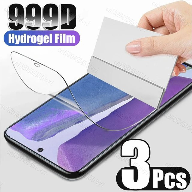 3er-Pack Hydrogel-Displayschutzfolie für Samsung Galaxy A06 A55 A35 A16 S24 Ultra S24 FE, transparent, vollständige Abdeckung - Bild 1