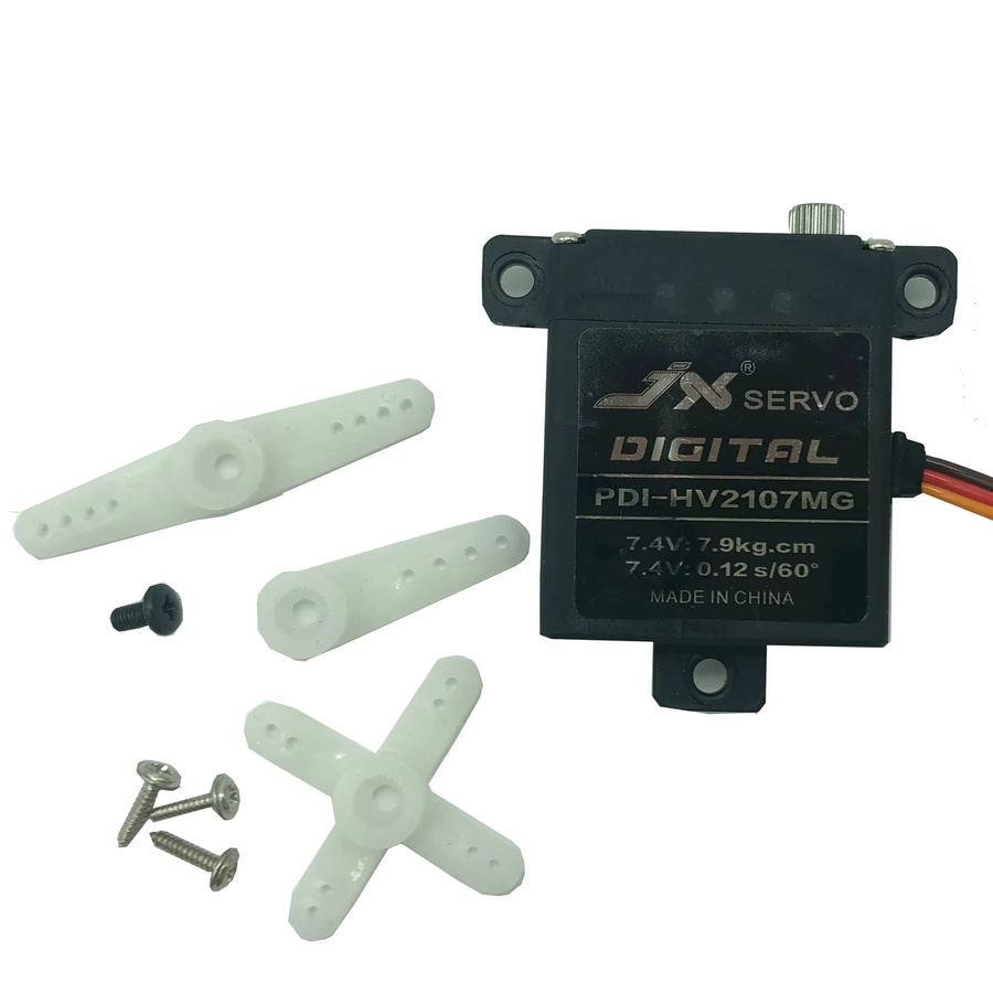 JX PDI-HV2107MG Mini Digital Metallgetriebe Servo, Schwarz - Bild 3