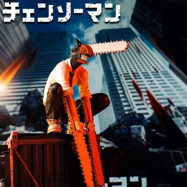 Bandai Chainsaw Man Denji, Anime-Figur, 15cm, Kunststoff - Bild 1