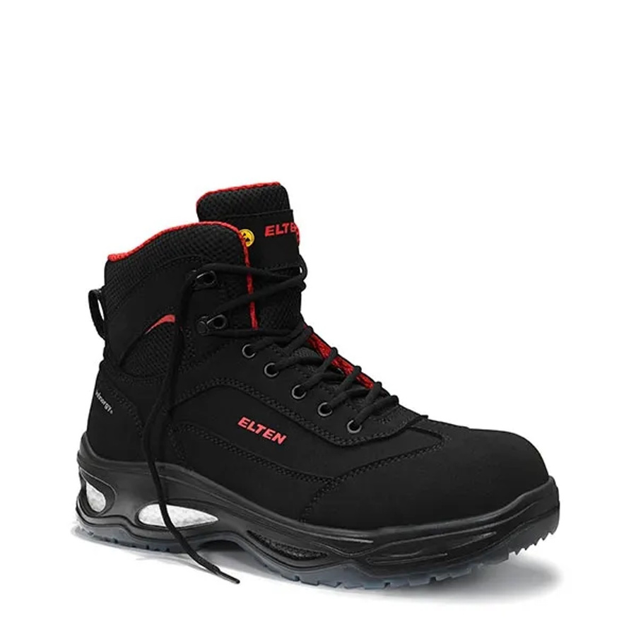 Elten Sicherheitsschnürstiefel Owen S2 ESD in Schwarz Gr. 41 - Bild 2