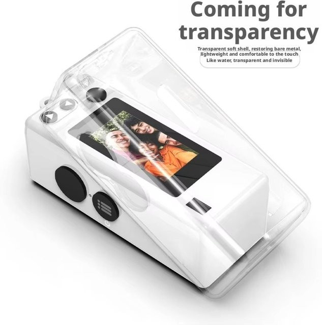 Transparente TPU-Schutzhülle für deine Kodak-Kamera als stoßfeste Kameratasche und Aufbewahrungsbox - Bild 1