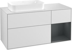 V&B Waschtischunterschrank Finion in Weiß lackiert, Breite: 120 cm, Tiefe: 50,1 cm, Höhe: 50,1 cm - Bild 1