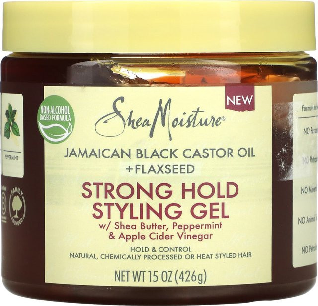SheaMoisture Styling-Gel, Sheabutter, Pfefferminze, Apfelessig, 426 g - Bild 1