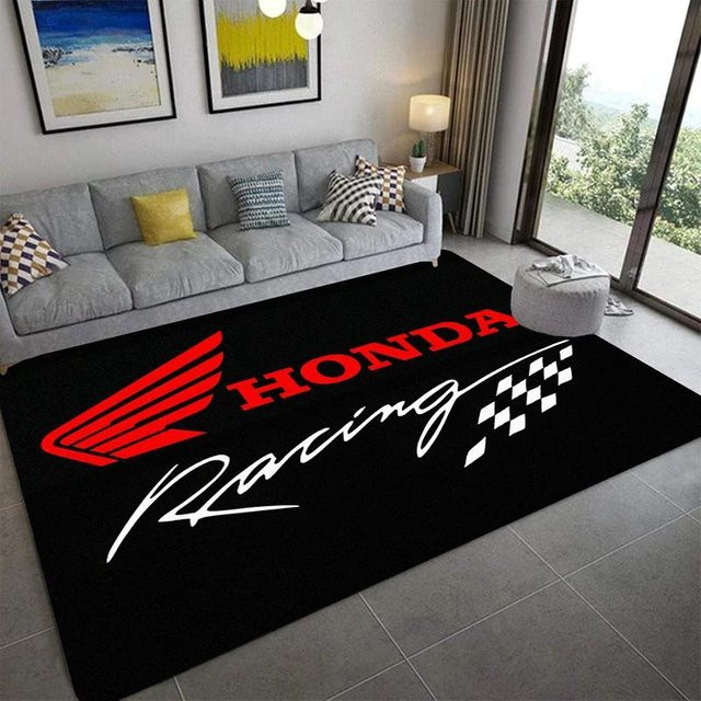 Karpetti Teppich mit abstraktem Design in Schwarz, rutschfest und maschinell gewebt, B/T: 100 x 70 cm - Bild 1