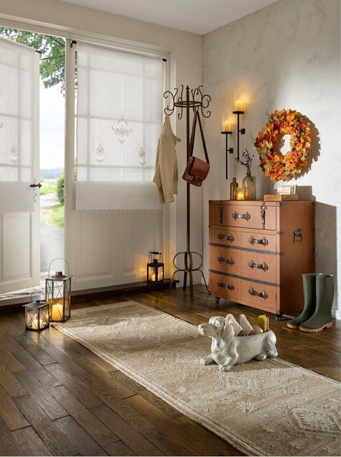 Kommode Heine Home in Braun mit Rollen, B/T/H: 87,5 x 40 x 40 cm - Bild 1