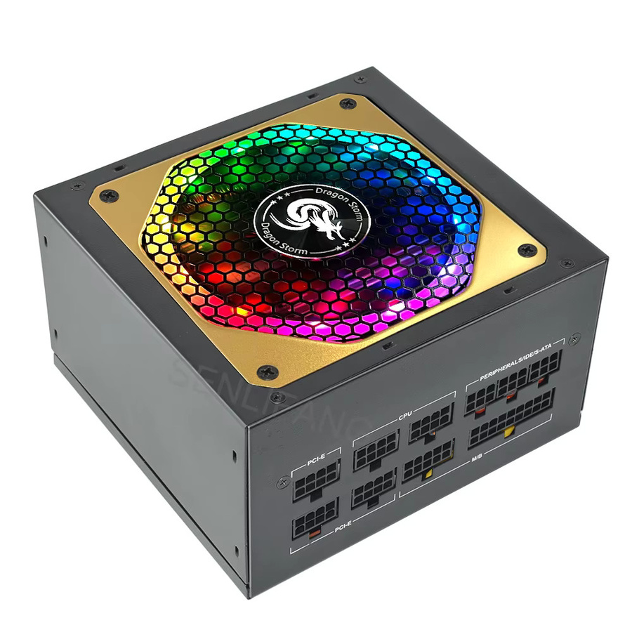 Julongfengbao ATX Netzteil 850W 80Plus Gold vollmodular in Schwarz - Bild 2