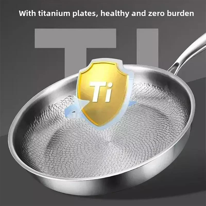 Ringing Plains Titanium Nutri-Pfanne Pro mit Deckel, silber, B/T/H: 28 x 21 x 5,5 cm - Bild 3