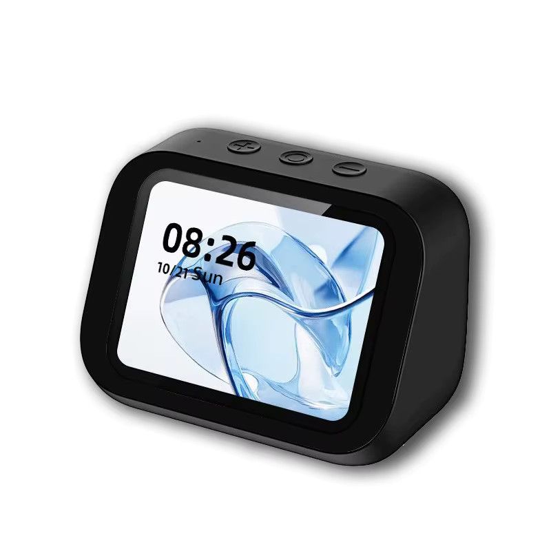LOVOCK Intelligenter Bluetooth-Wecker mit Lautsprecher, Wetteranzeige, Nachtlicht, Musikgeschichten, Player und Fotorahmen in Schwarz - Bild 6