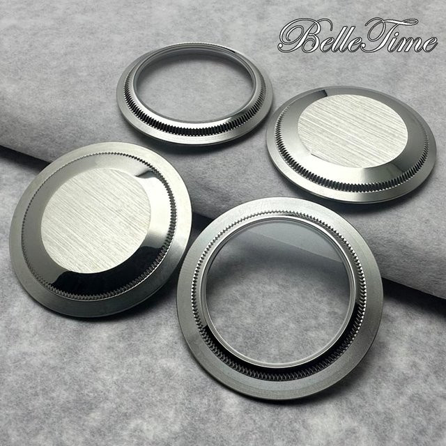LENNIK Uhrenzubehör Stahlgehäuse, Silber, Unisex - Bild 1