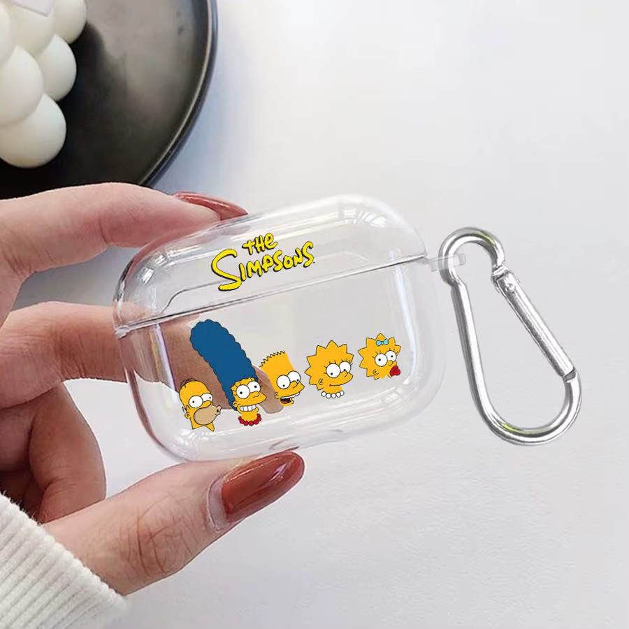 The Simpsons Transparente Schutzhülle für AirPods Pro, Pro 2, Pro 3, AirPods 1, 3 und 4 - Bild 2