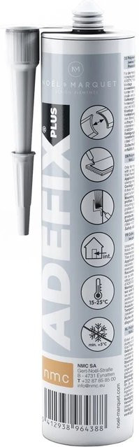 NMC ADEFIX Plus Montagekleber für Stuckprofile, polymerbasierter Kleber, Weiß, 290 ml - Bild 1