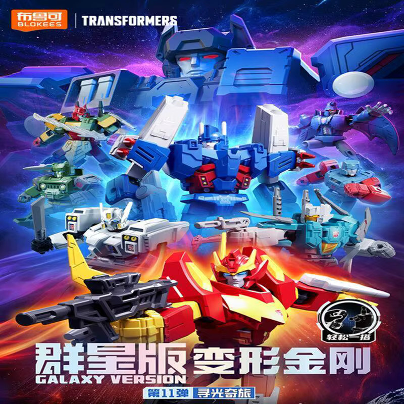 Blokees Transformers Rodimus Prime Unicron Blitzwing Metroplex Actionfigur, 9-teiliges Set - Bild 2