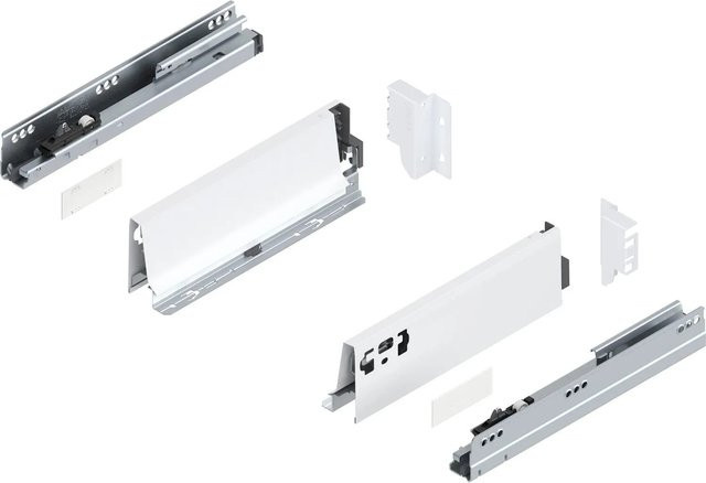 Blum Tandembox antaro M Vollauszug Blumotion Seidenweiß 270 mm 30 kg - Bild 1