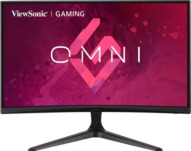 ViewSonic VX2418C Curved Gaming LED-Monitor, 24 Zoll, Full HD 1920 x 1080, 165 Hz, VA-Panel, 1 ms, Schwarz, HDMI und DisplayPort - Bild 1
