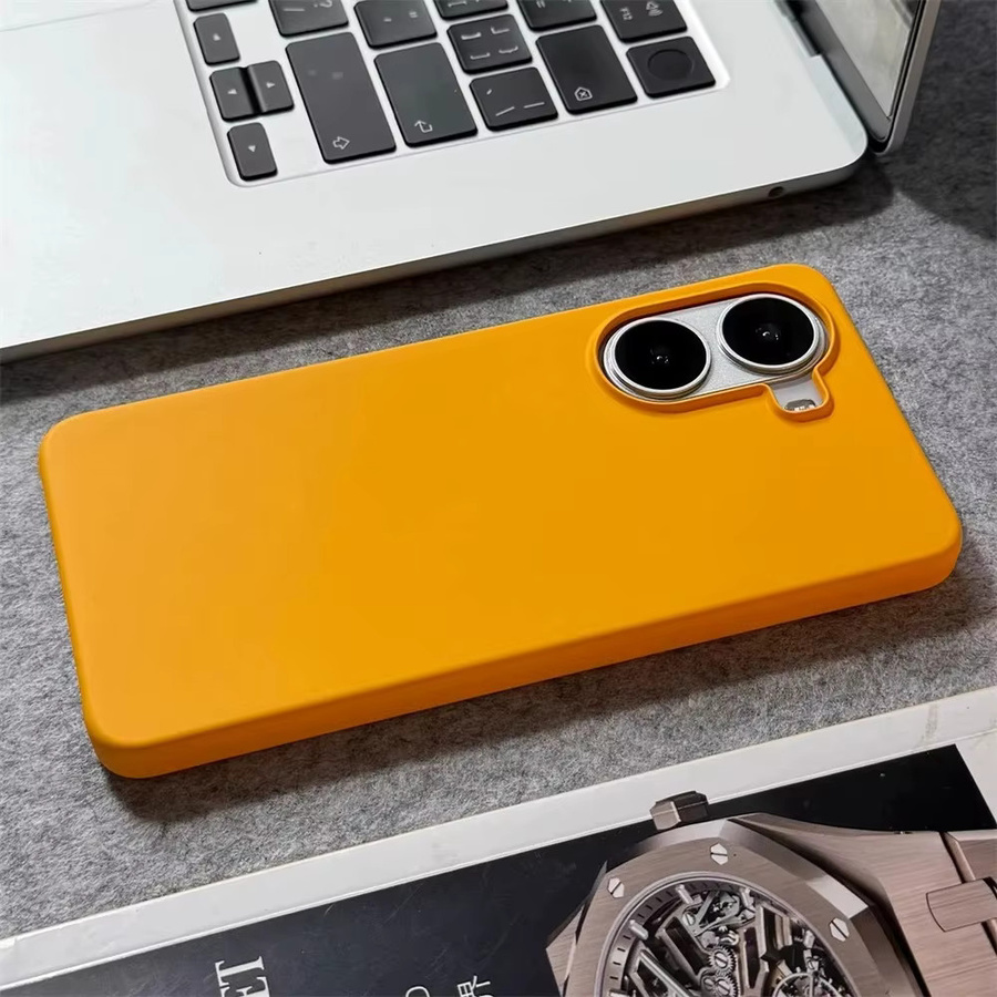 Ultradünne matte Handyhülle mit hartem rahmenlosem Design für Xiaomi POCO X8 Pro, X8 Pro Max, Redmi Turbo 5, 5Max und Xiaomi 15T in Gelb - Bild 2