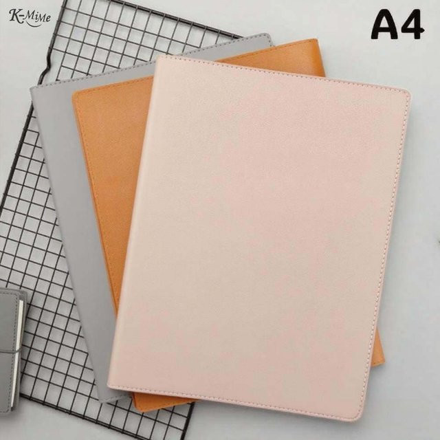 K-MIME A4-Ringbuch mit weichem PU-Lederbezug und 30 Löchern aus Kunststoff - Bild 1
