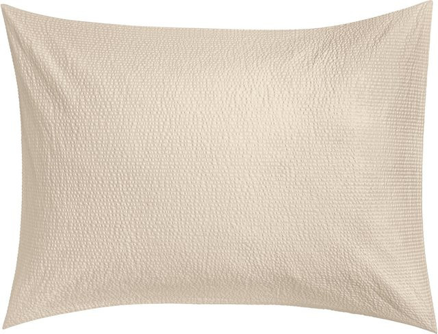 ERWIN M. Kissenbezug Avellino aus Baumwolle in Beige, B: 90 cm, H: 70 cm - Bild 1