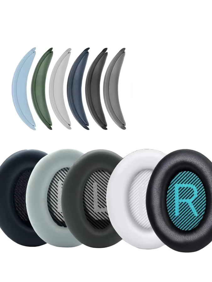 Bose Ersatz-Ohrpolster für QuietComfort 45, QuietComfort SE und Neue Quiet Comfort Over-Ear-Kopfhörer in Grün und Multicolour - Bild 5