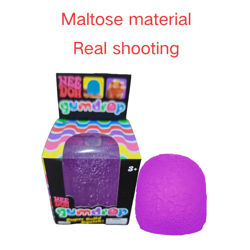 Schylling Mini Candy NeeDoh Gumdrop, Weicher Sensorischer Fidget-Spielzeug, Quetschball - Bild 4