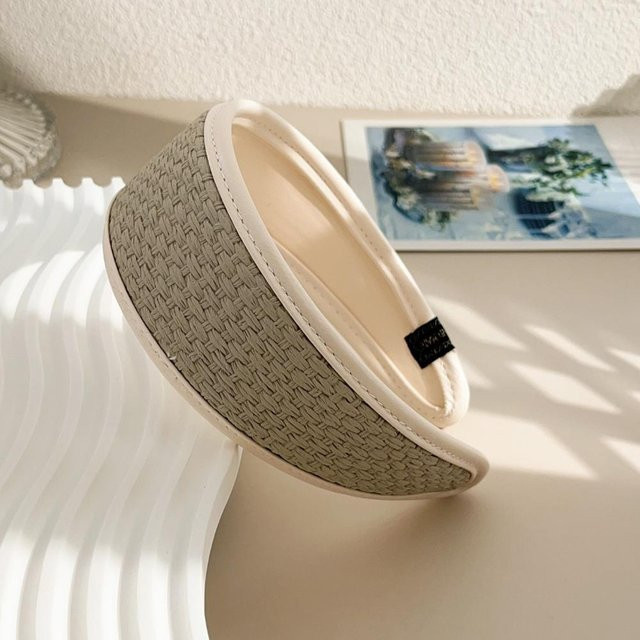 Haarreifen PU-Leder, beige, Damen, Mädchen - Bild 1