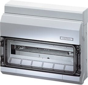 Hensel Automatengehäuse KV 9118 Verteiler mit 18TE, Grau/Transparent, IP65 - Bild 1