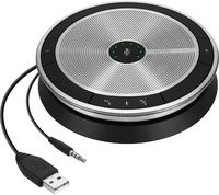 EPOS EXPAND SP 20 Freisprecheinrichtung in Schwarz und Silber mit USB und 3,5 mm Klinke Anschluss - Bild 1