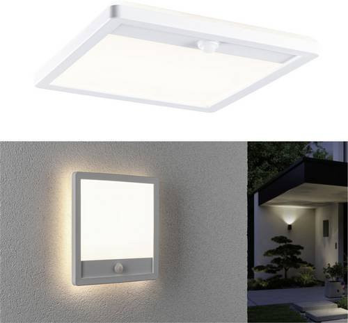 Paulmann Lamina PIR 94663 LED-Außenwandleuchte in Weiß mit Bewegungsmelder und Up-Down-Lichteffekt - Bild 1
