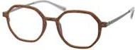 WOOD FELLAS 11032 Brille, Vollrand, quadratisch, braun, Unisex - Bild 1