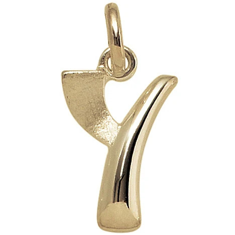 Colfem Anhänger Buchstabe Y, 375 Gelbgold, Unisex - Bild 1