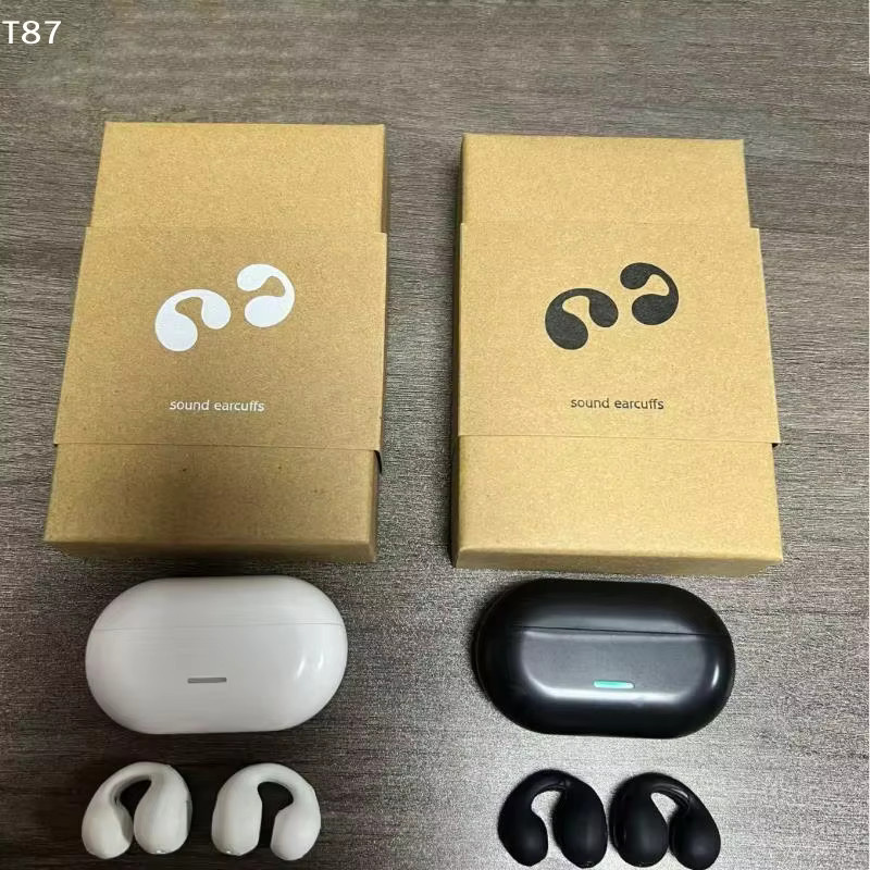 eelhoe T75 Fone Soft-Silikon-Ohrclip Bluetooth-Kopfhörer mit Geräuschunterdrückung in Schwarz - Bild 2