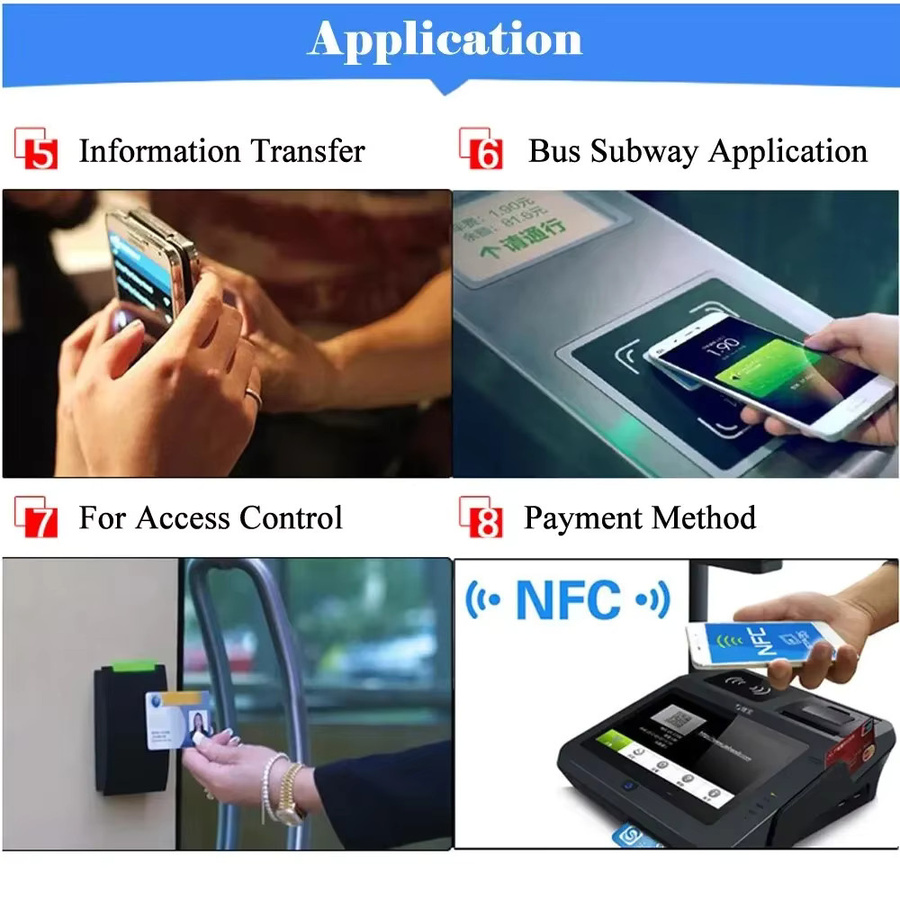 5YOA NFC-Tags NFC213 Aufkleber 13,56 MHz für Huawei Share und iOS13, 30 Stück - Bild 4