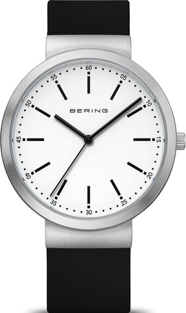 Bering Damenuhr, Quarz, Edelstahl, 41 mm, Schwarz, 5 ATM - Bild 1