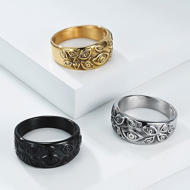 NORTHMAN Ringe Edelstahl, Silber, Unisex - Bild 1