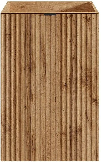 Vente-unique Möbel-Handwaschbecken Vahira in Naturhell mit gestreiftem Design, Breite: 40 cm - Bild 1