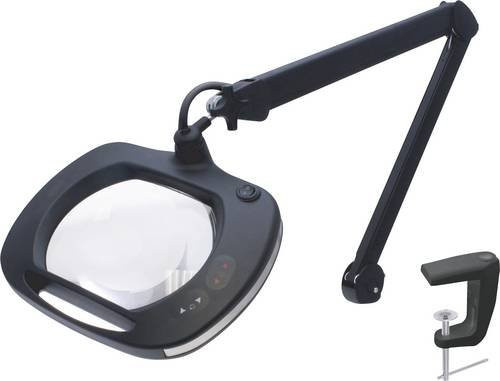 Ideal Tek LE-WWE5D LED-Lupenleuchte in Schwarz mit 2.25x Vergrößerung und 1100lm Lichtleistung - Bild 1