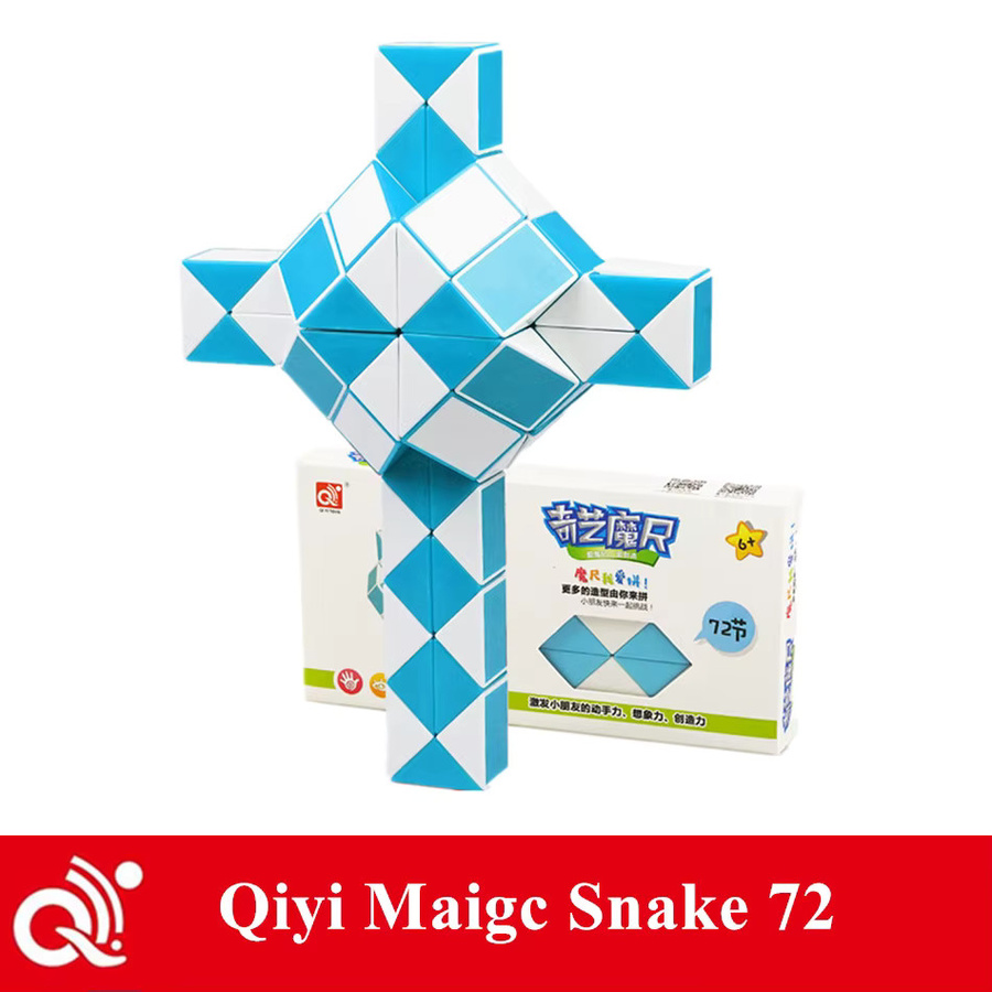 Qiyi Magic Snake Ruler Magic Puzzle, Lernspielzeug, ab 6 Jahren - Bild 1