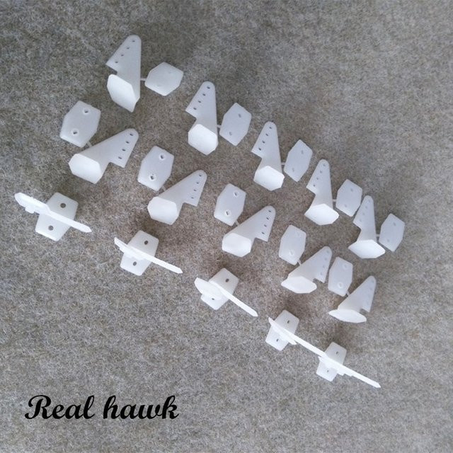 Real Hawk Stift Hörner, Zubehör, 10 Stück/Los, Weiß - Bild 1