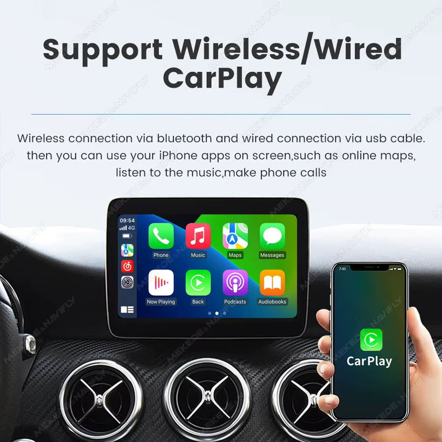 MEKEDE Kabelloses CarPlay und Android Auto Interface für Mercedes Benz NTG 4.0 NTG 4.5 NTG 5.0 Systeme mit Wi-Fi und Bluetooth - Bild 2