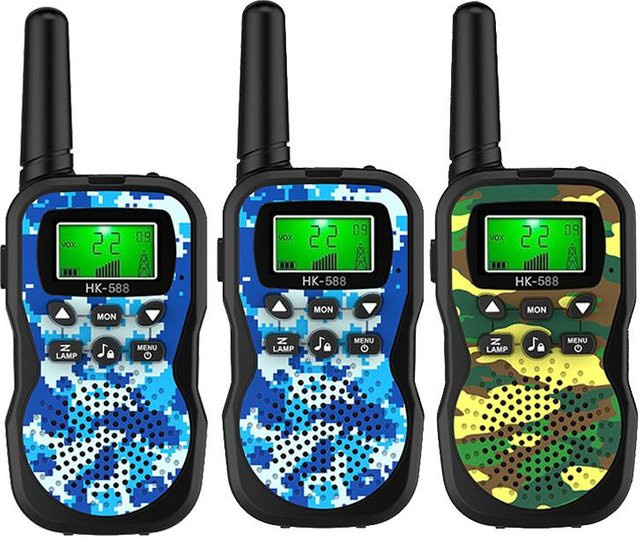 Market-6 Kinder-Walkie-Talkie, 3-teiliges Set, 3 km Reichweite - Bild 1